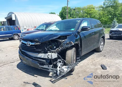 2014 Toyota Highlander Le Plus V6 из США, поврежденный, VIN 5TDBKRFH5ES053351